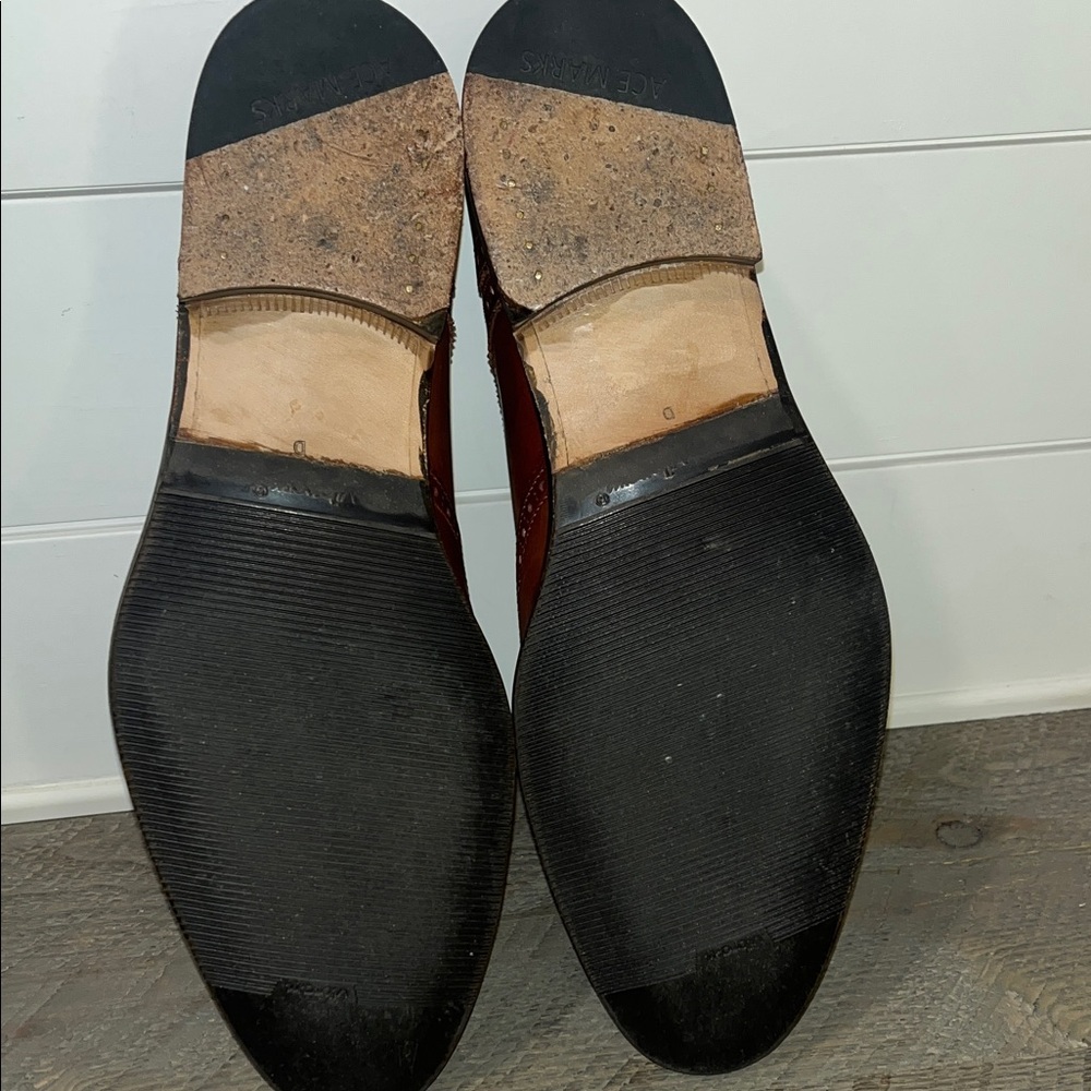 Ace Marks Wingtip Vincent Wingtip Cognac Antique - Size 12 - Picture 12 of 17